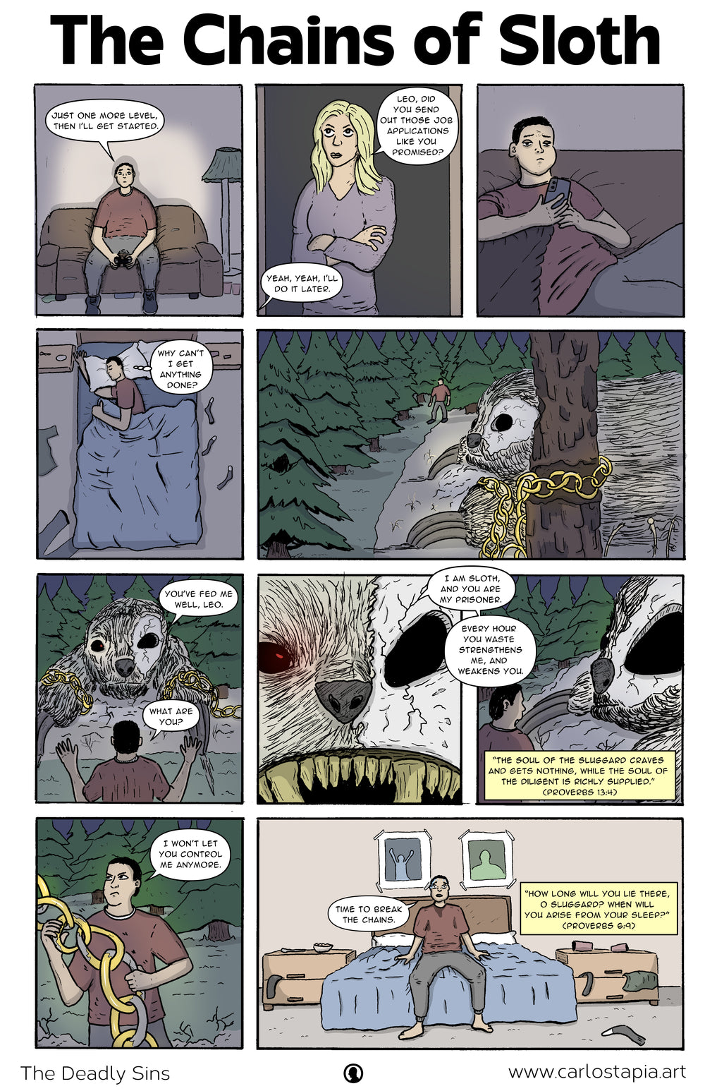 ╰┈➤ 03 The Chains of Sloth Free Poster