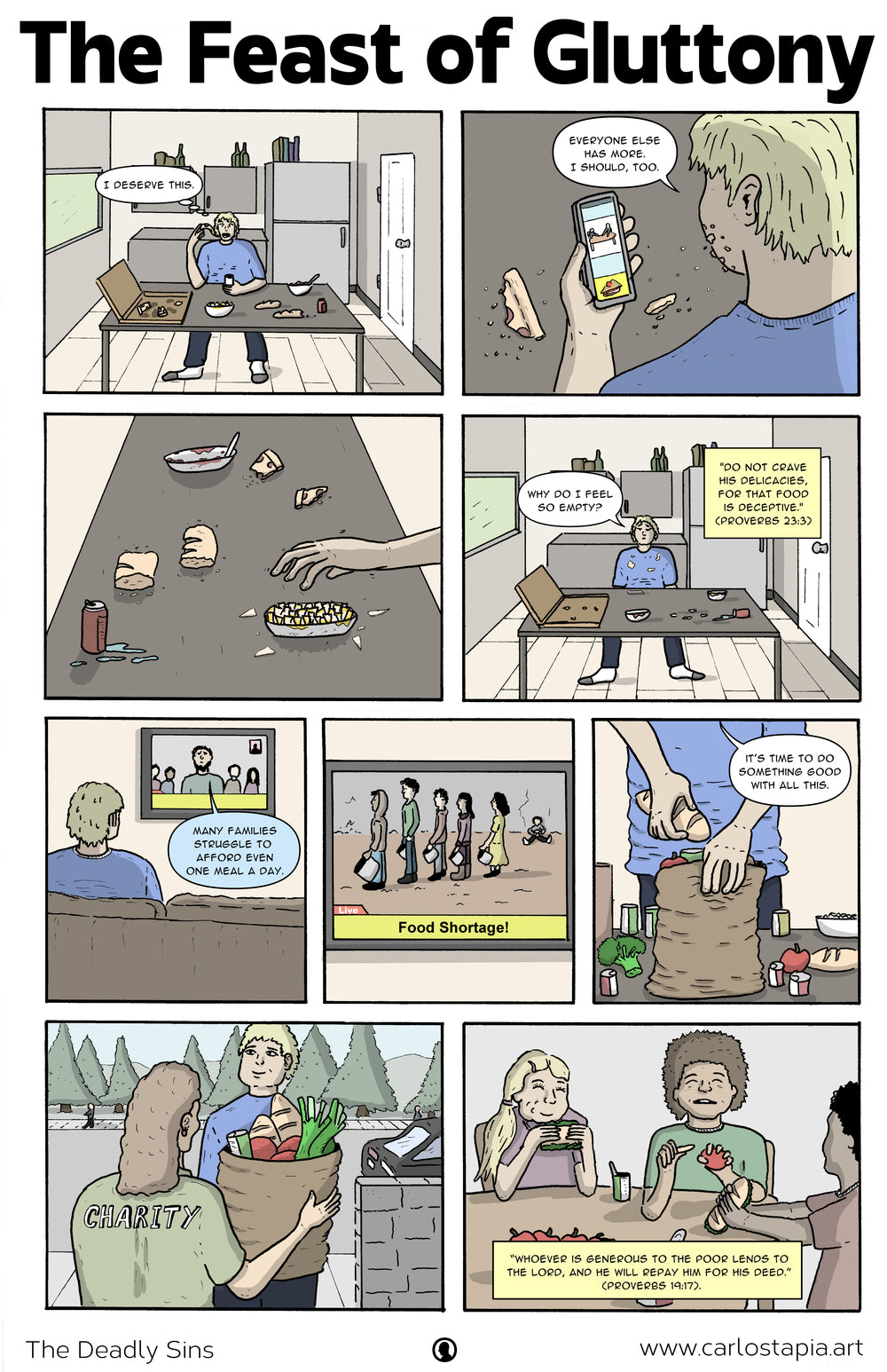 ╰┈➤ 04 The Feast of Gluttony Free Poster